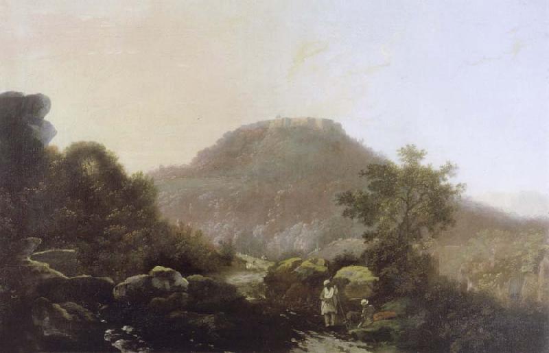 unknow artist View of the Fort of Bidjegur oil painting picture